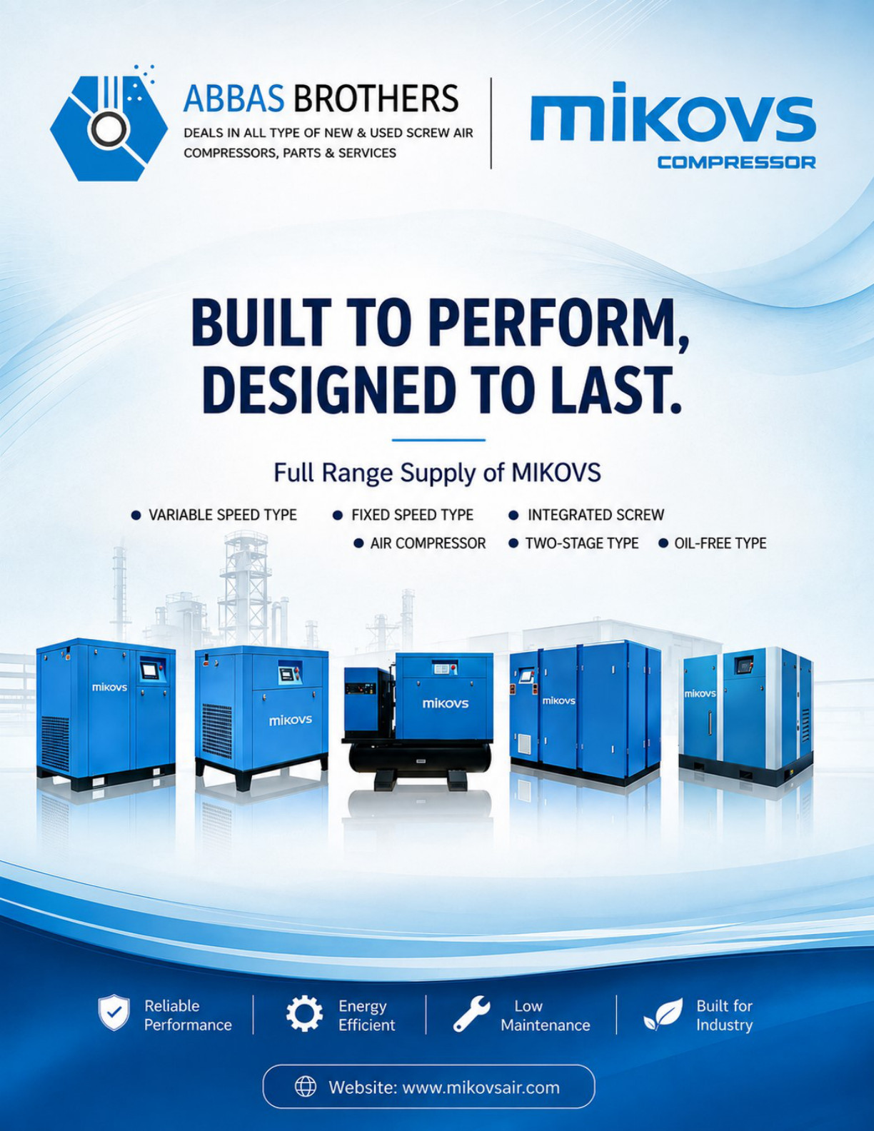 Abbas Brothers Industrial Compressors